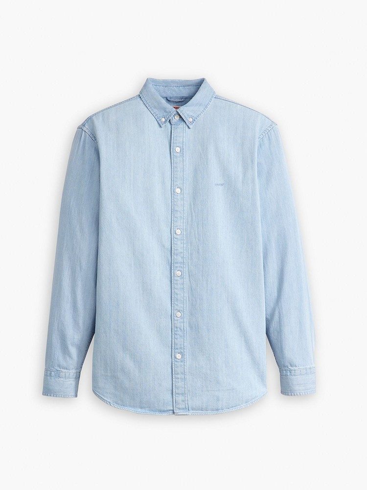 LEVI'S AUTHENTIC BUTTON DOWN LIGHT INDIGO - WORN IN