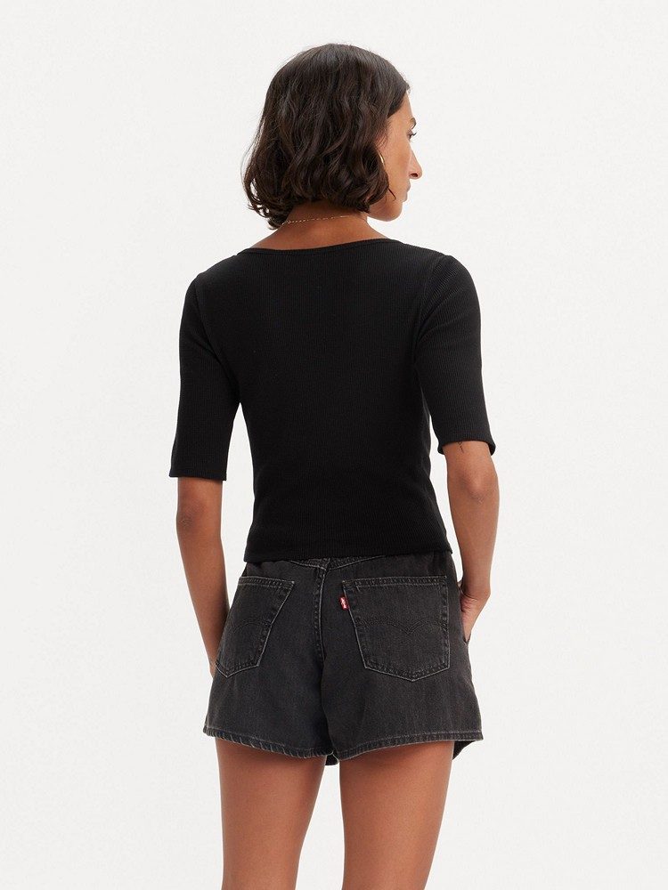 LEVI'S DRY GOODS WAFFLE TOP BLACKS