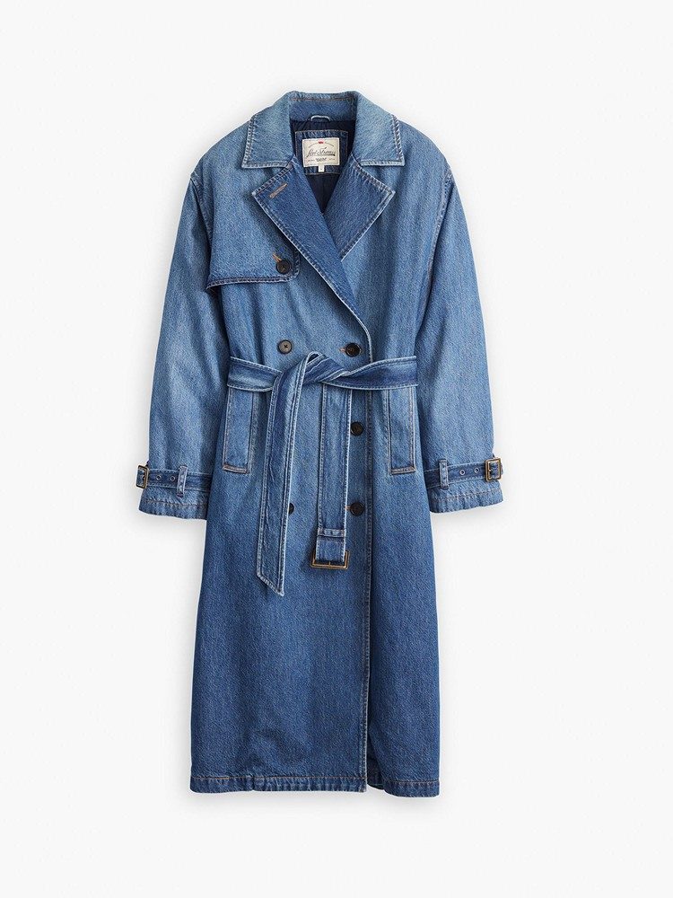 LEVI'S SPADE TRENCH DARK INDIGO - FLAT FINISH