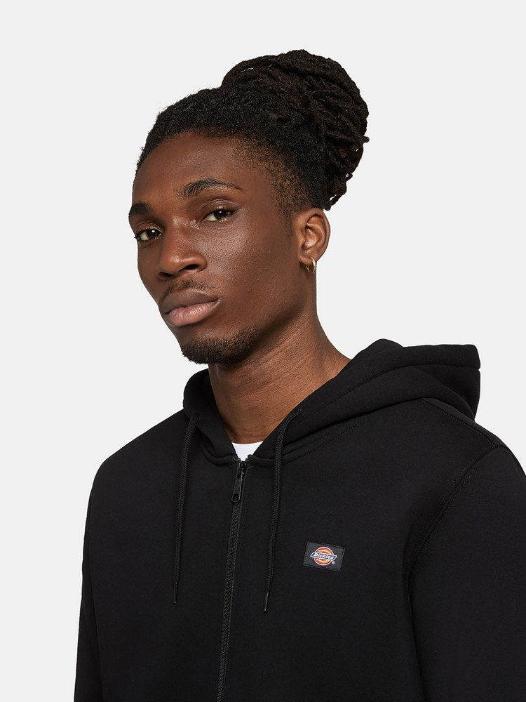 DICKIES OAKPORT ZIP HOODIE BLACK