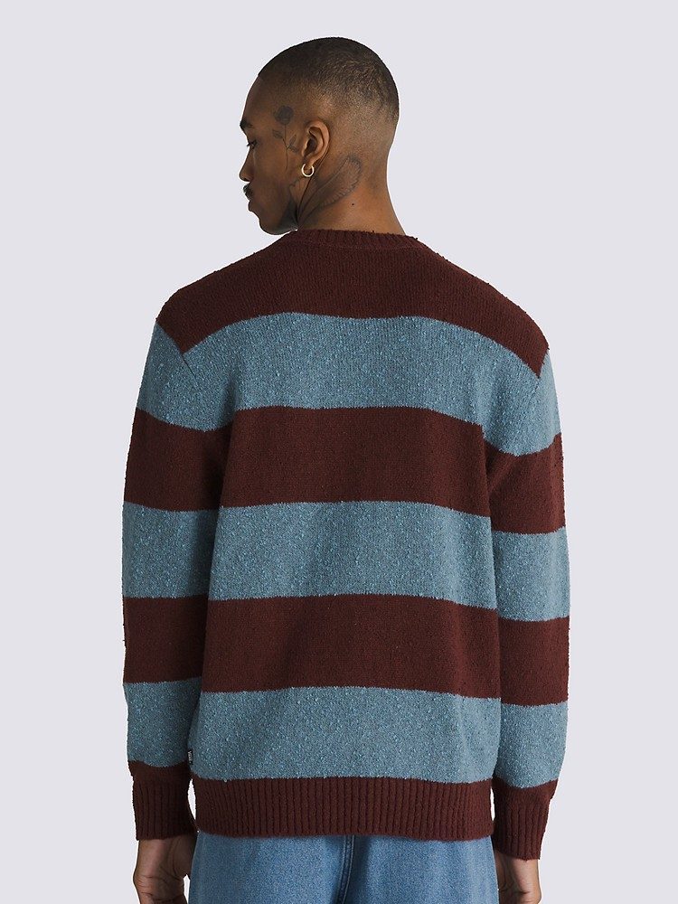 VANS DARBY STRIPE CREW SWEAT BITTER C