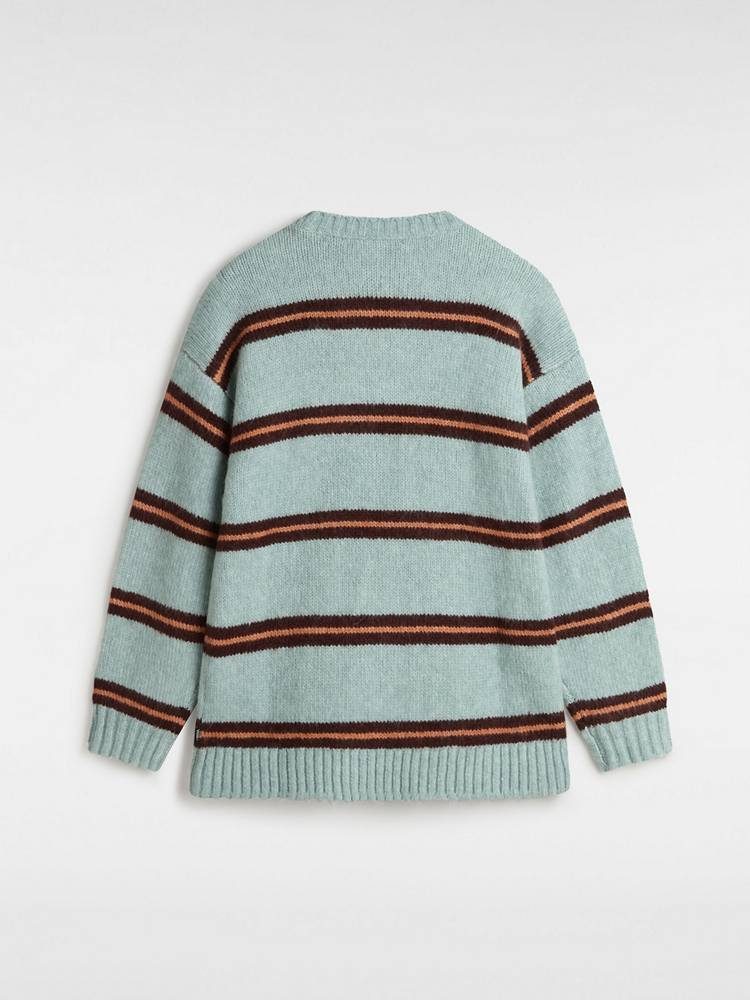 VANS SUZIE STRIPE CREW GRAY MIST