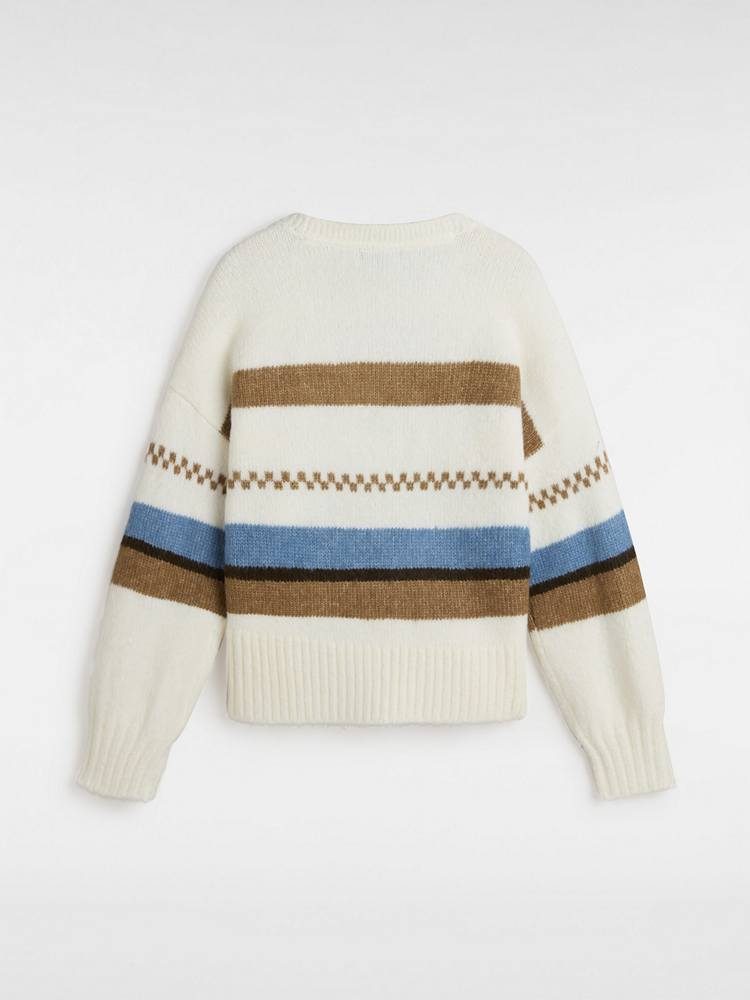 VANS VALERIE STRIPE CARDIGAN MARSHMA