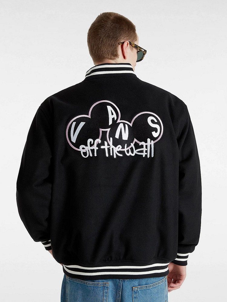 VANS SCUTTLE BASEBALL JACKET BLACK