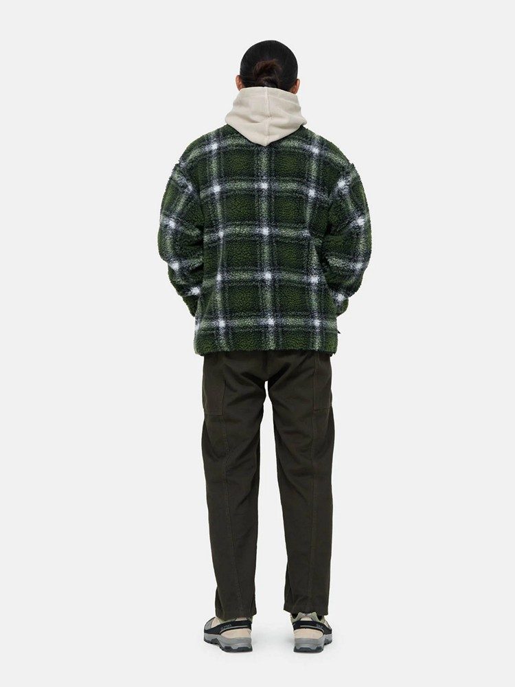 GRAMICCI SHADOW PLAID SHERPA JACKET