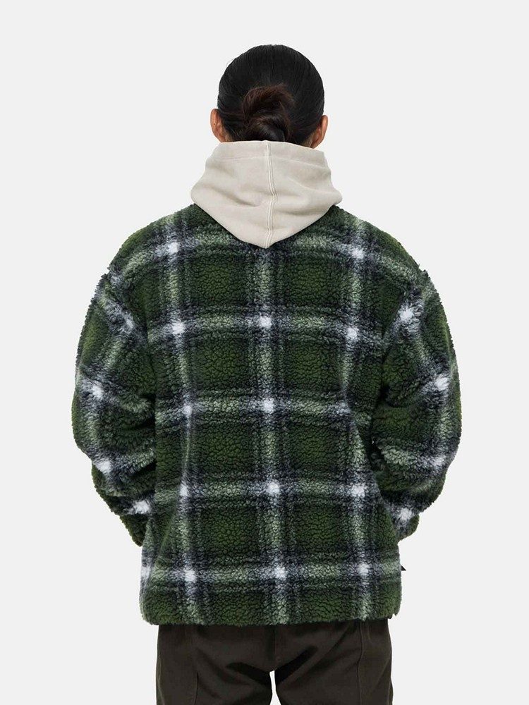 GRAMICCI SHADOW PLAID SHERPA JACKET