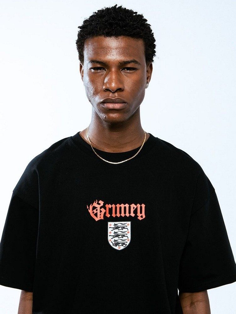 GRIMEY SAOIRSE DIVINE COUNCIL REGULAR TEE BLACK