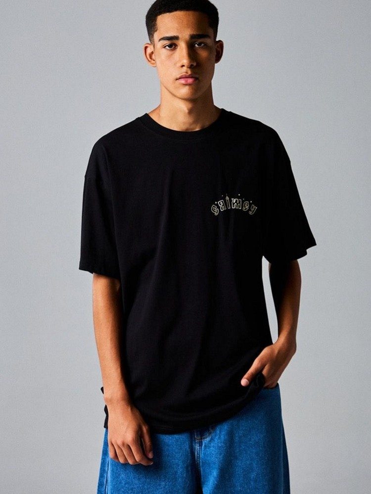 GRIMEY THE LOWER DEPTHS OSSETRA REGULAR TEE BLACK