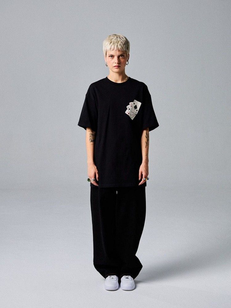 GRIMEY DEEPER REGULAR TEE BLACK