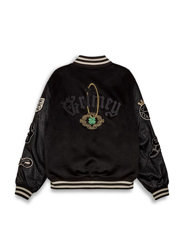 GRIMEY SAOIRSE BASEBALL JACKET BLACK