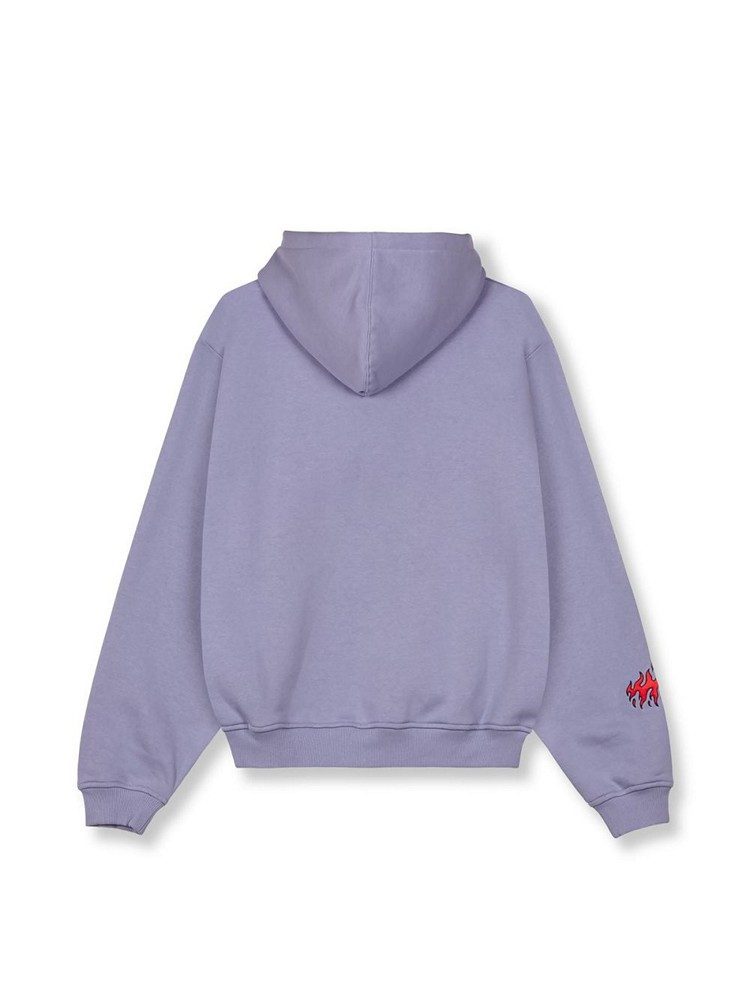 GRIMEY SCRATCHING MEMORIES VINTAGE HOODIE VIOLET