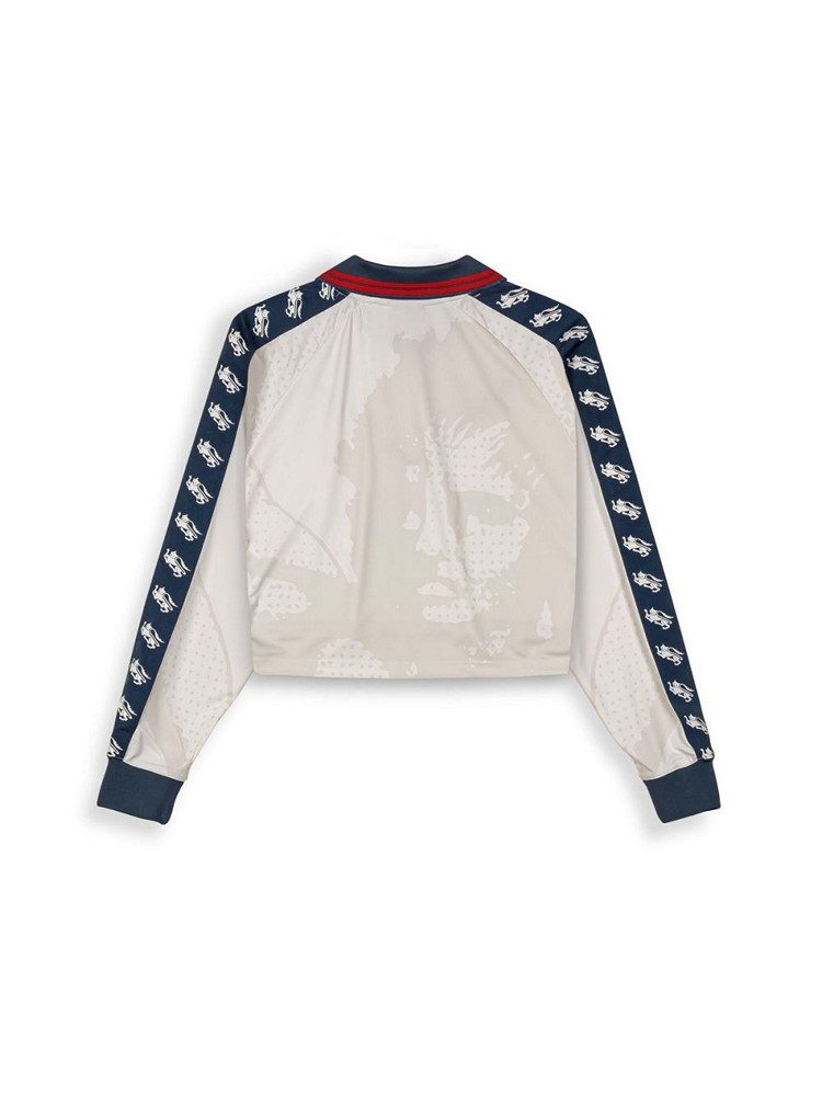 GRIMEY SAOIRSE GIRL CROPPED SOCCER JERSEY OFF WHITE