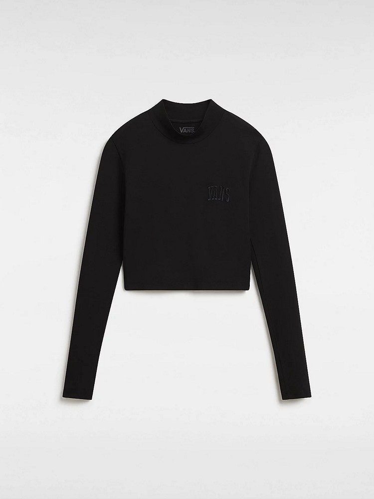 VANS MINI MOCK NECK LS BLACK