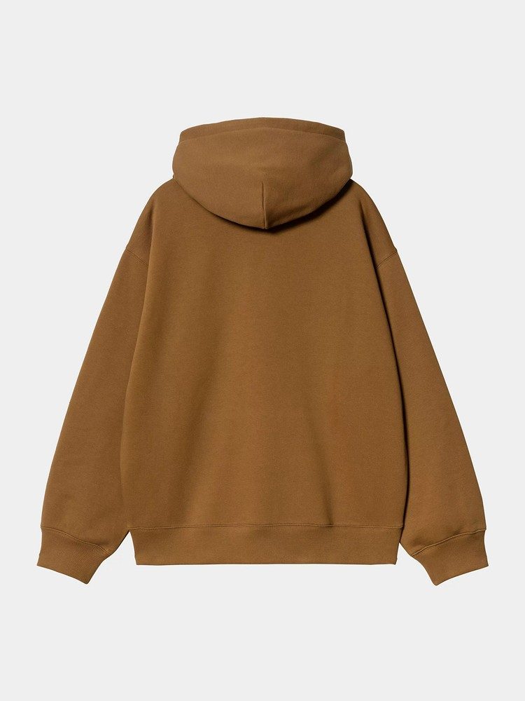 CARHARTT WIP HOODED BROWN DUCKS SWEAT