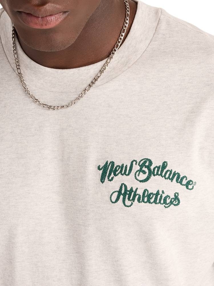 NEW BALANCE  ATHLETICS RELAXED LEAGUE T-SHIRT MARSH 