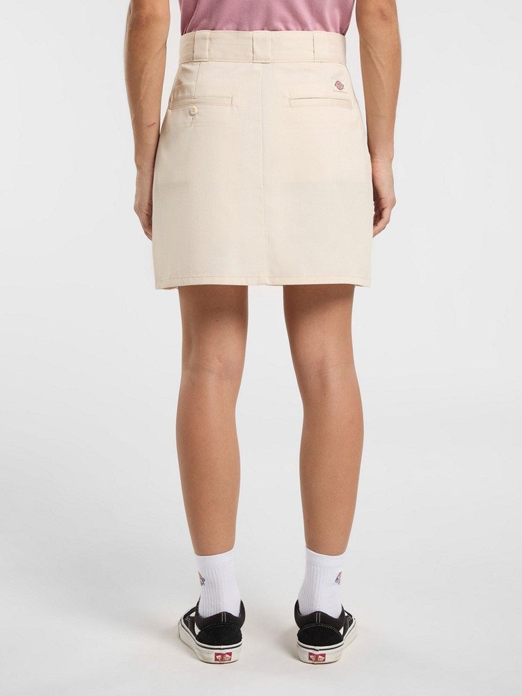 DICKIES MULTI POCKET SKIRT WHITECAP GRAY