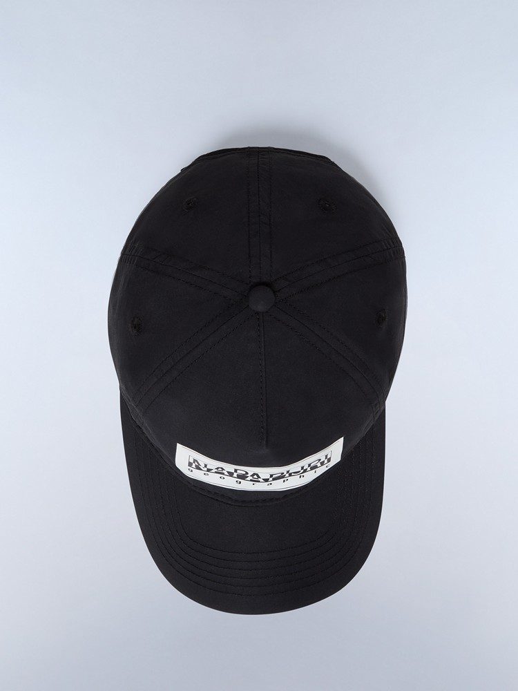 NAPAPIJRI F-BOX LOGO CAP BLACK 041