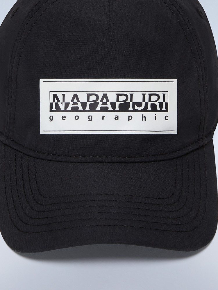 NAPAPIJRI F-BOX LOGO CAP BLACK 041