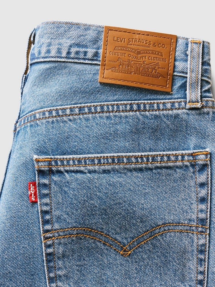 LEVI'S BAGGY DAD MED INDIGO - WORN IN