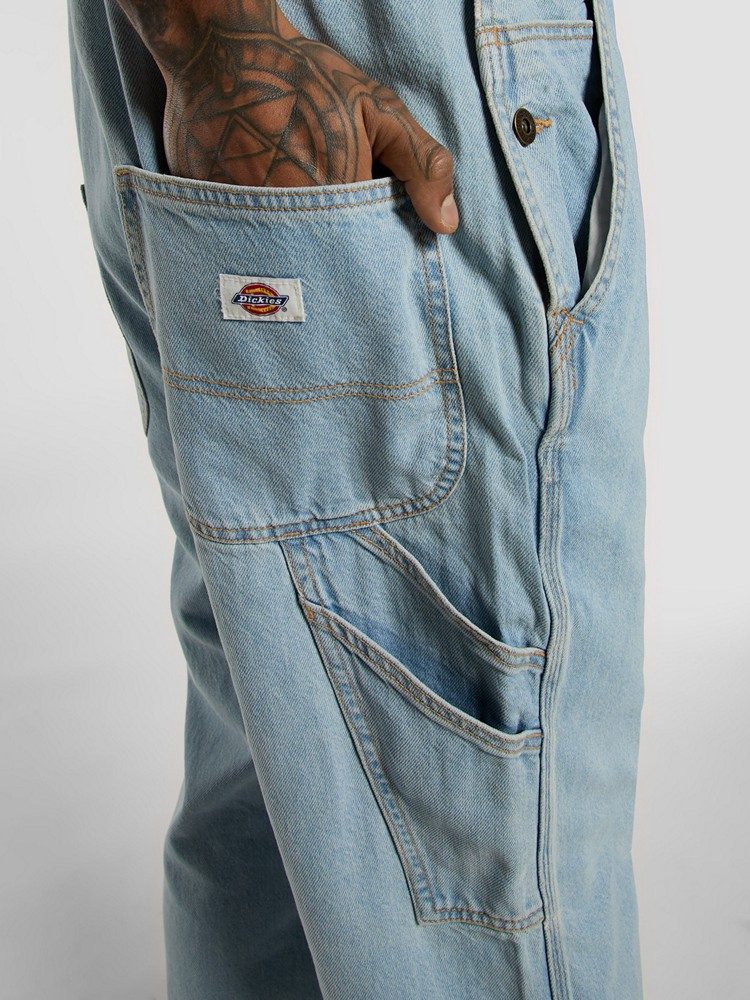 DICKIES DICKIES CLASSIC DENM BIB VNTG BLU