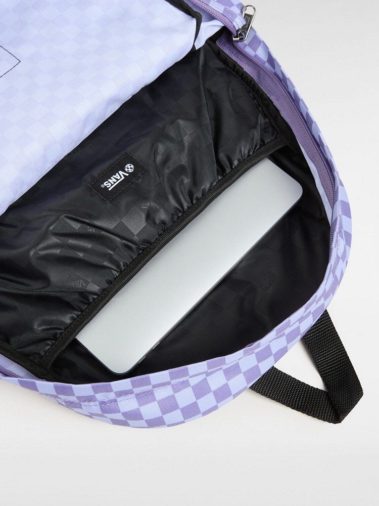 VANS OLD SKOOL CHECK BACKPAC PURPLE