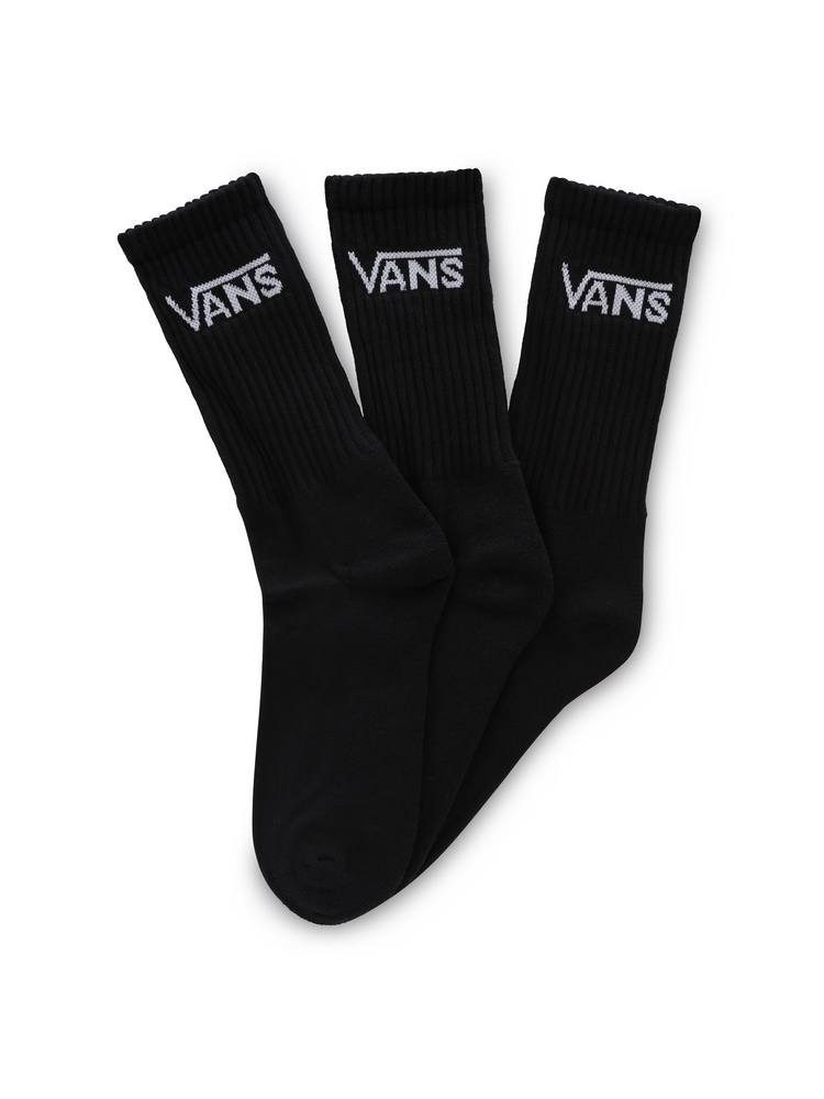 VANS SOCKS CLASSIC CREW 3PACK Black