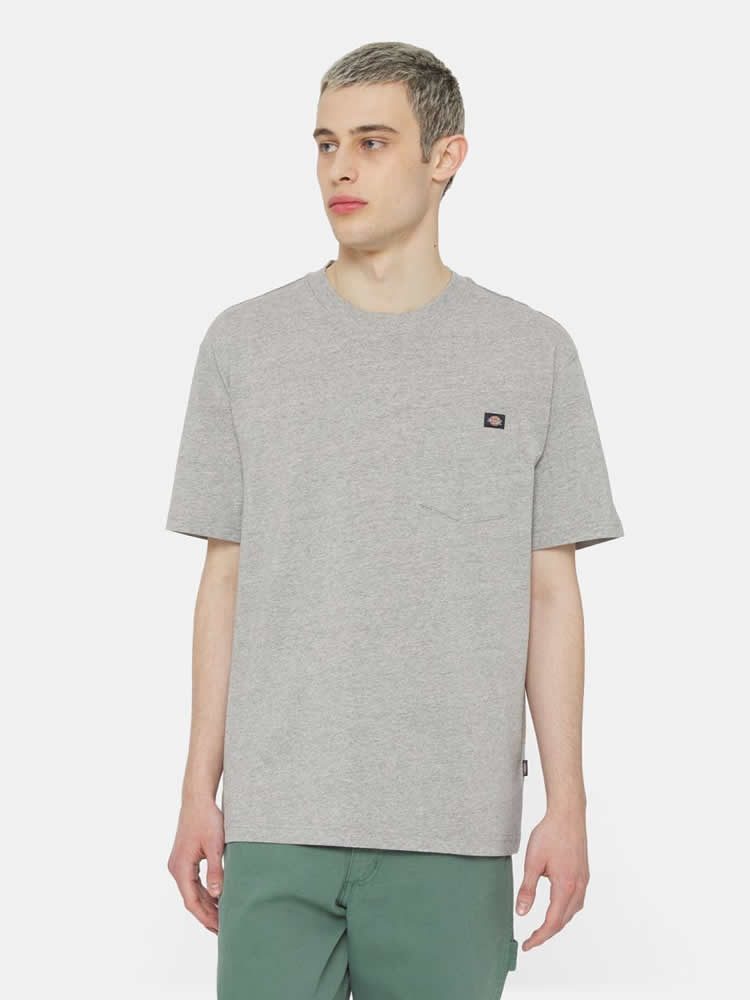 DICKIES LURAY POCKET TEE SS GREY MELANGE