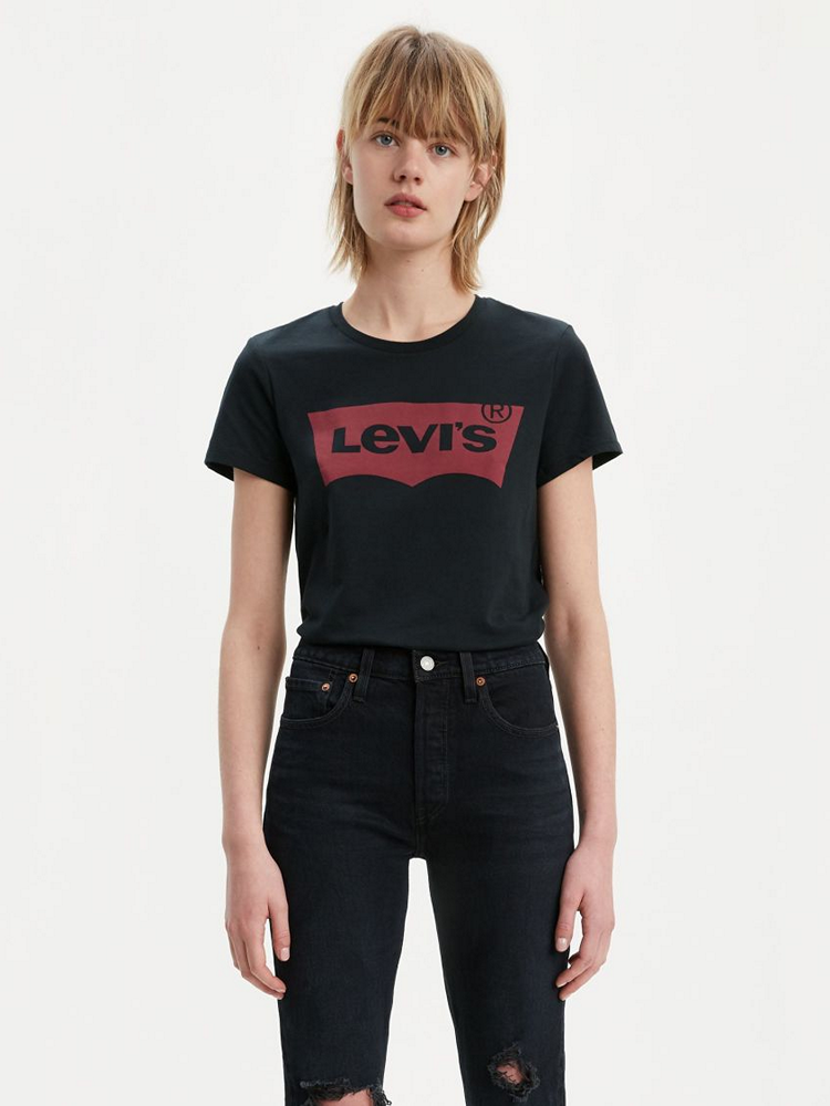 LEVIS THE PERFECT TEE BLACKS