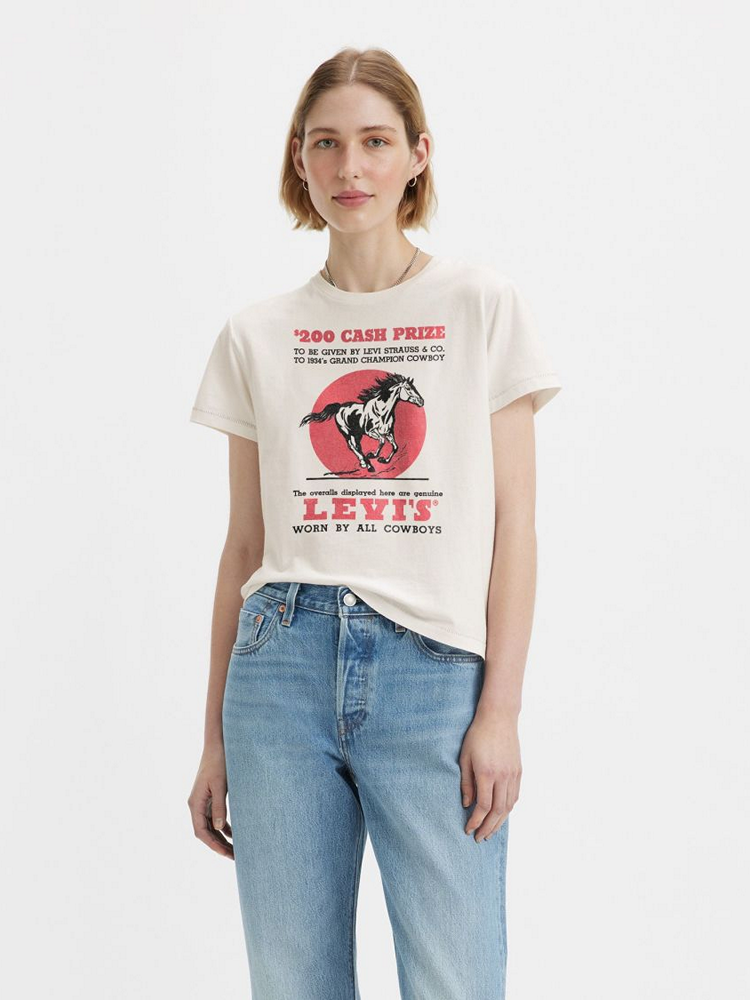 LEVIS GRAPHIC CLASSIC TEE WHITES