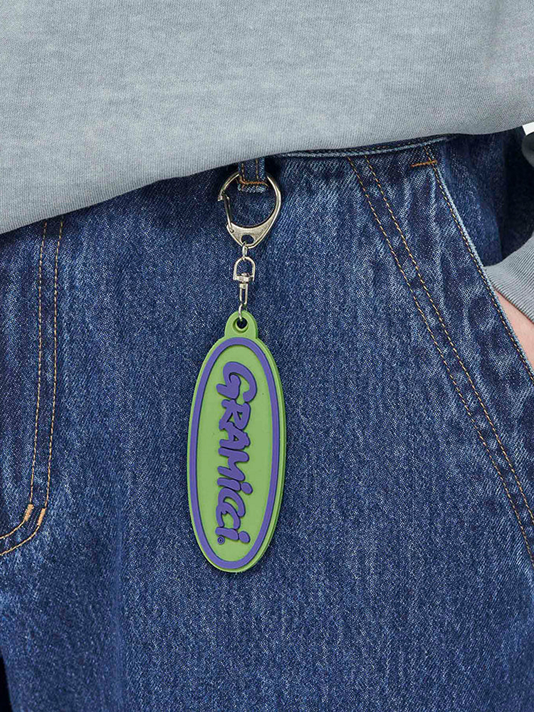 GRAMICCI OVAL KEY RING GREEN