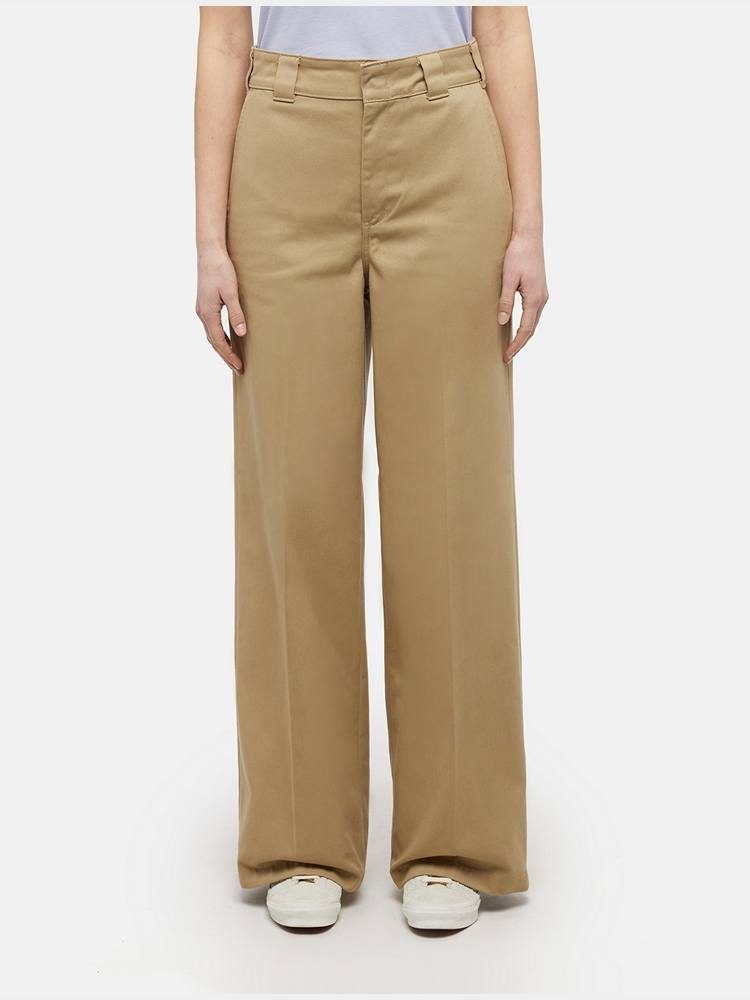 DICKIES WIDE LEG PANT KHAKI