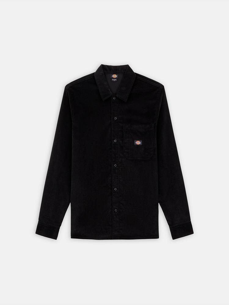 DICKIES CORDUROY SHIRT LS BLACK