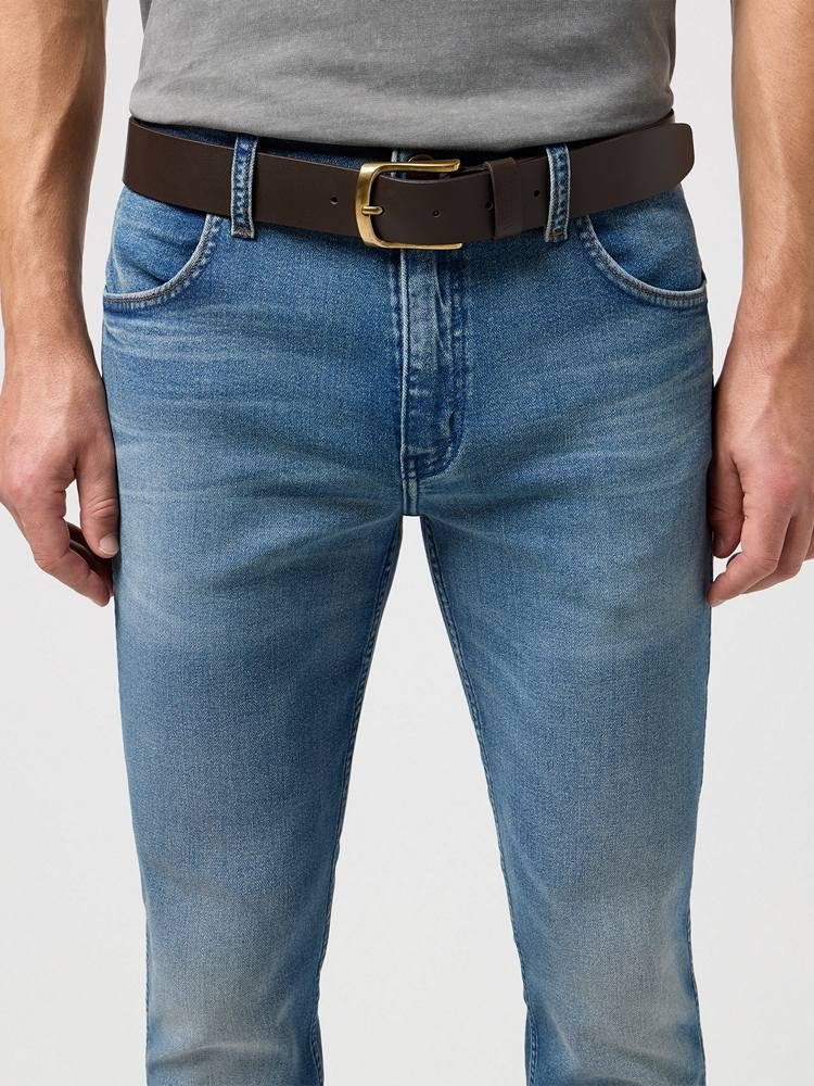 WRANGLER WRANGLER STRUCTURED BELT BROWN