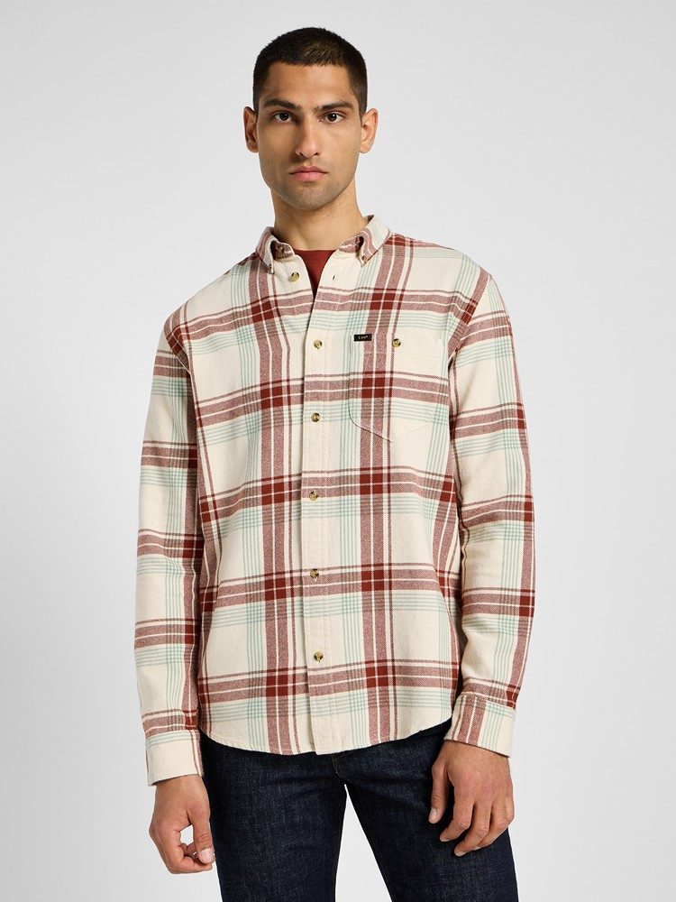 LEE RIVETED SHIRT ECRU