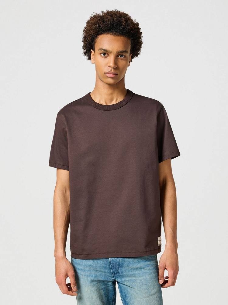 WRANGLER SS SOLID TEE MOLE