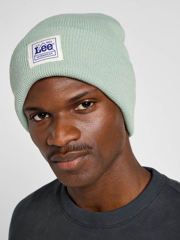 LEE WORKWEAR BEANIE POND