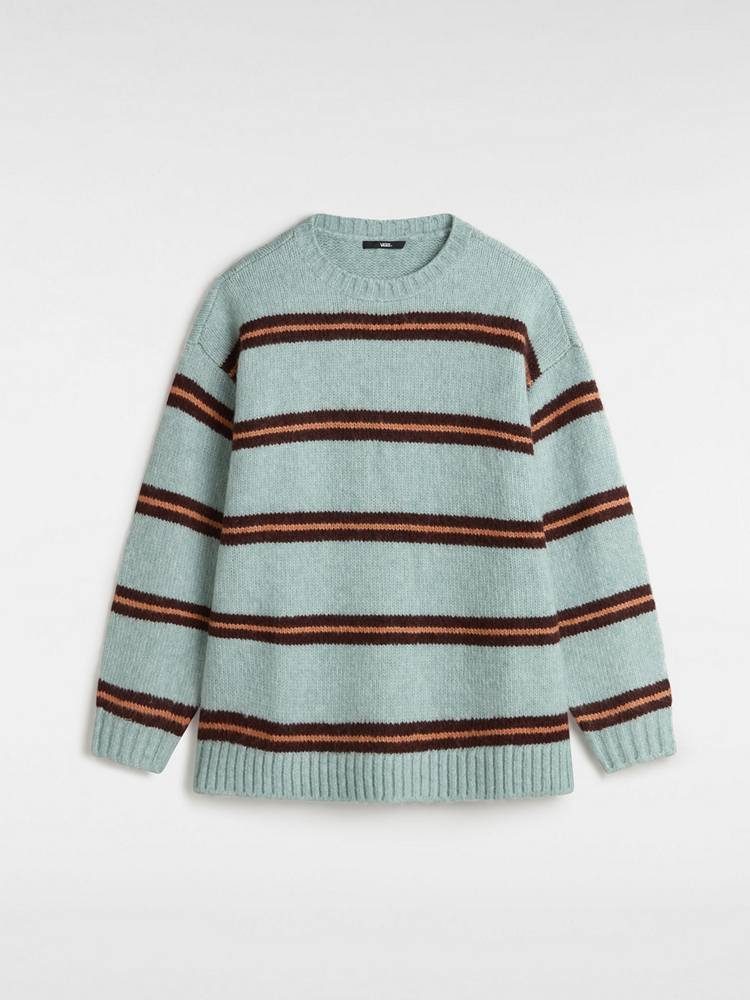 VANS VANS SUZIE STRIPE CREW GRAY MIST