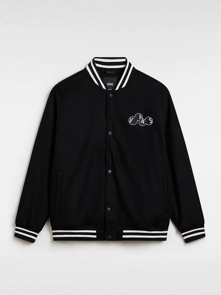 VANS VANS SCUTTLE BASEBALL JACKET BLACK