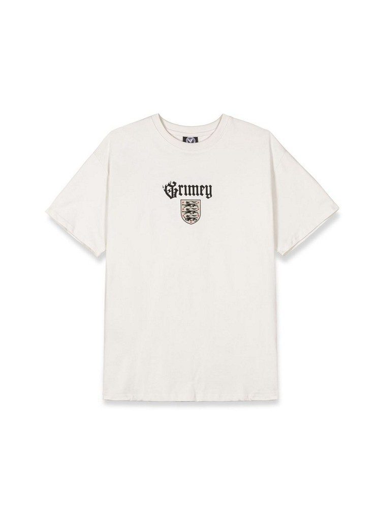 GRIMEY SAOIRSE DIVINE COUNCIL REGULAR TEE OFF WHITE