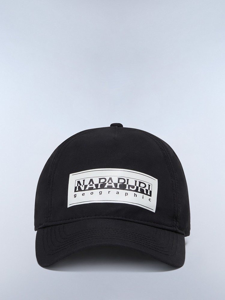 NAPAPIJRI F-BOX LOGO CAP BLACK 041