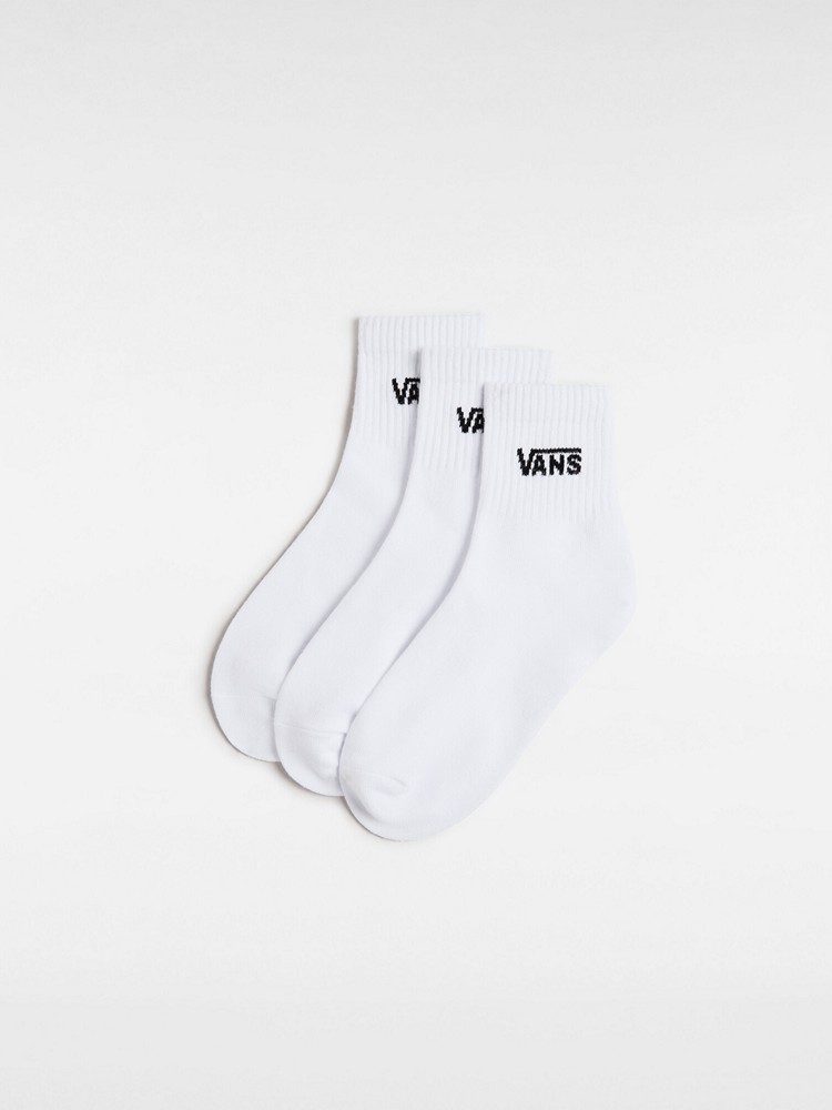 VANS CLASSIC HALF CREW SOCK WHITE