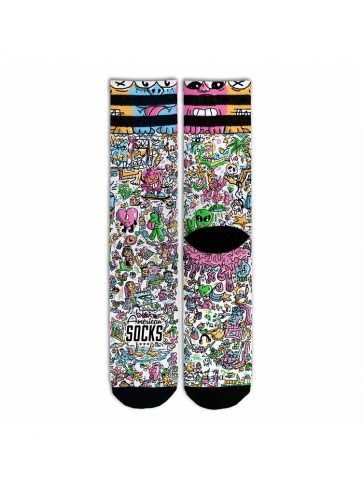 AMERICAN SOCKS AMERICAN SOCKS DOODLE MID HIGH