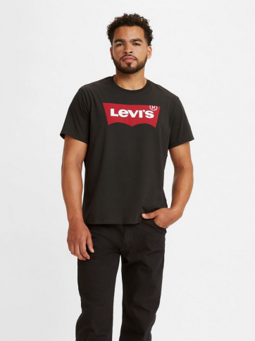 LEVIS LEVIS GRAPHIC SET-IN NECK BLACKS