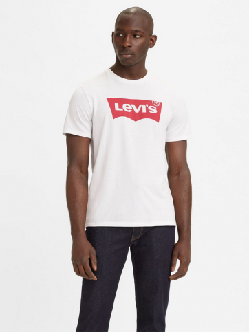 LEVIS LEVIS GRAPHIC SET-IN NECK NEUTRALS