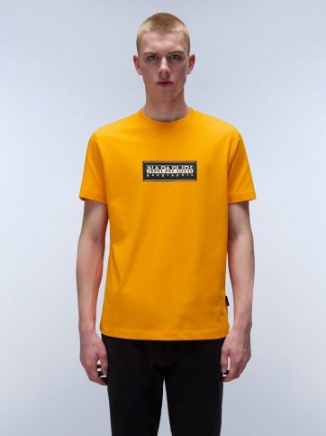 NAPAPIJRI NAPAPIJRI S-BOX LOGO SS ORANGE MARIGOLD