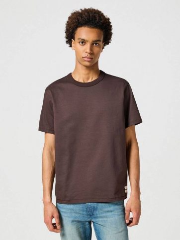 WRANGLER WRANGLER SS SOLID TEE MOLE