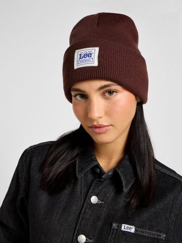 LEE LEE WORKWEAR BEANIE VELVET BEET