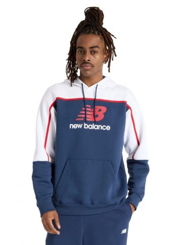 NEW BALANCE NEW BALANCE CLASSICS FLEECE HOODIE NB NAVY