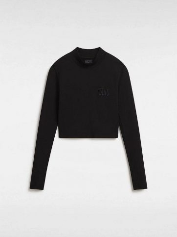 VANS VANS MINI MOCK NECK LS BLACK