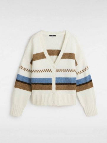 VANS VANS VALERIE STRIPE CARDIGAN MARSHMA